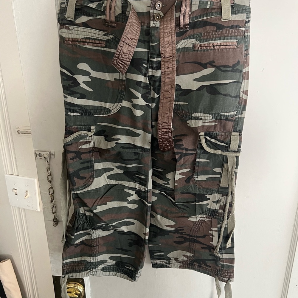Vintage bb jeans capri cargos y2k style